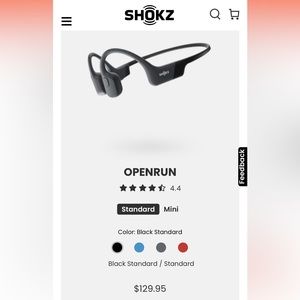 Shokz Openrun Mini OS Black